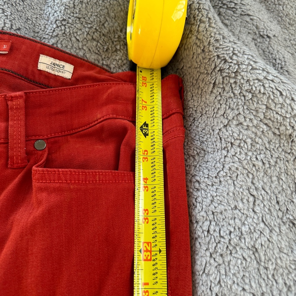 Level 99 Janice Ultra Skinny Burnt Orange Jeans - Picture 13 of 16